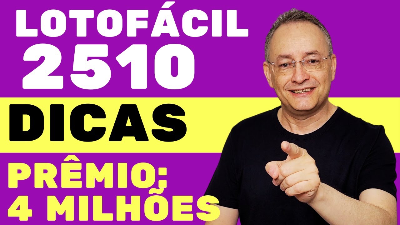 4 MILHÕES Dicas Para Lotofacil 2510 Final Zero  –  Fase Espetacular