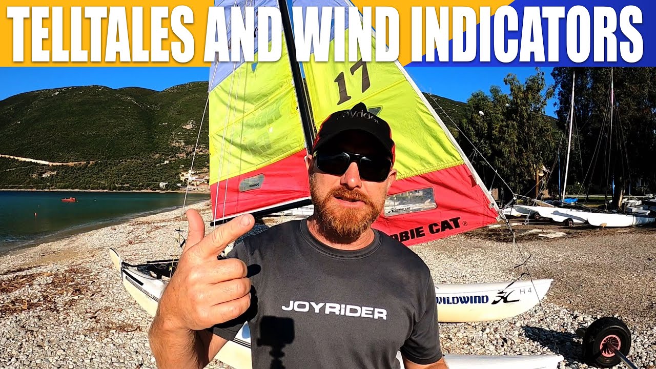 How to use telltales and wind indicators on the catamaran