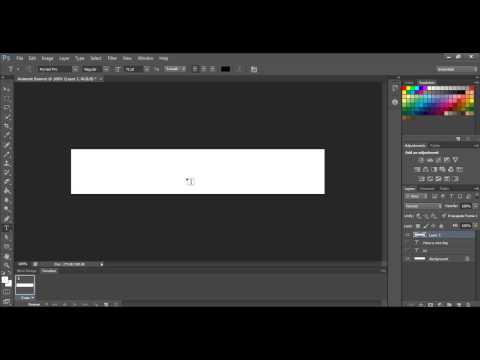 Photoshop | How to create an animated banner using Photoshop CS