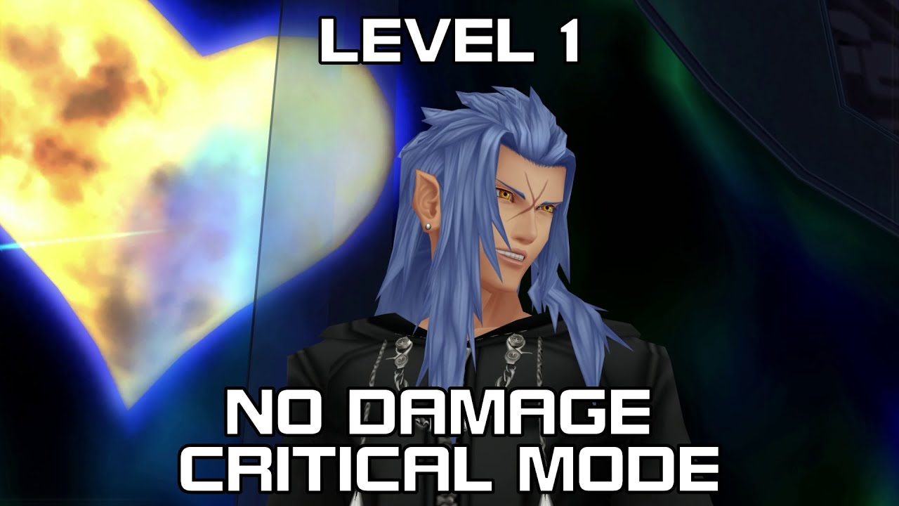 Saix - NO DAMAGE - W/RESTRICTIONS (LV1 Critical Mode) | Kingdom Hearts II Final Mix