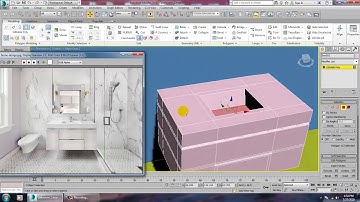 Tutorial on Modeling, Texturing and Lighting a 3d Bathroom in 3dsmax ( Part 2)