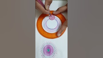 How many rotation did the pen make in total?? #shorts #spirograph #art #2024