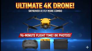 SKYROVER X1 Review | 4K Drone Under 249g Worth It? 96-Min Flight Time