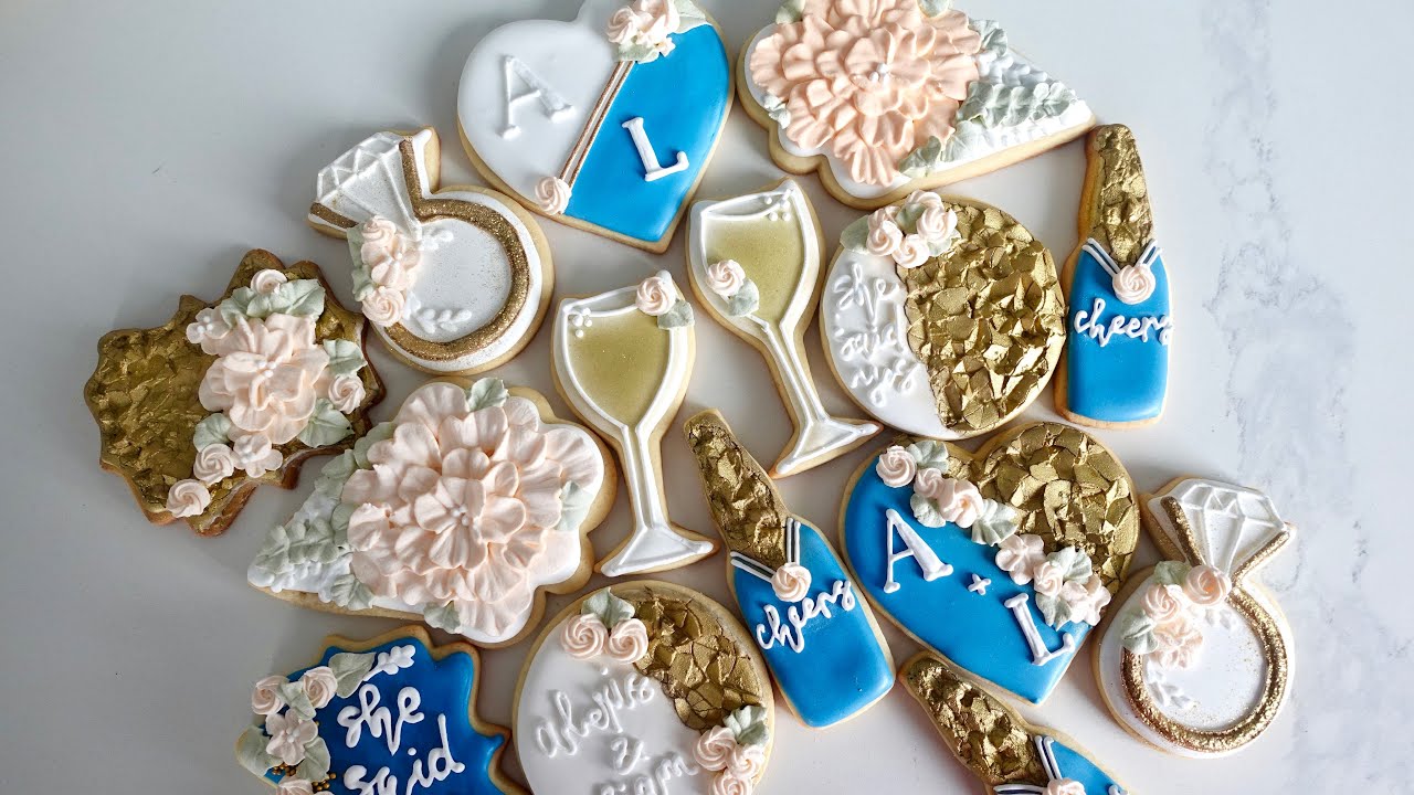 Как создать рифленую текстуру на печенье | Украшаем печенье к помолвке королевской глазурью дома ...