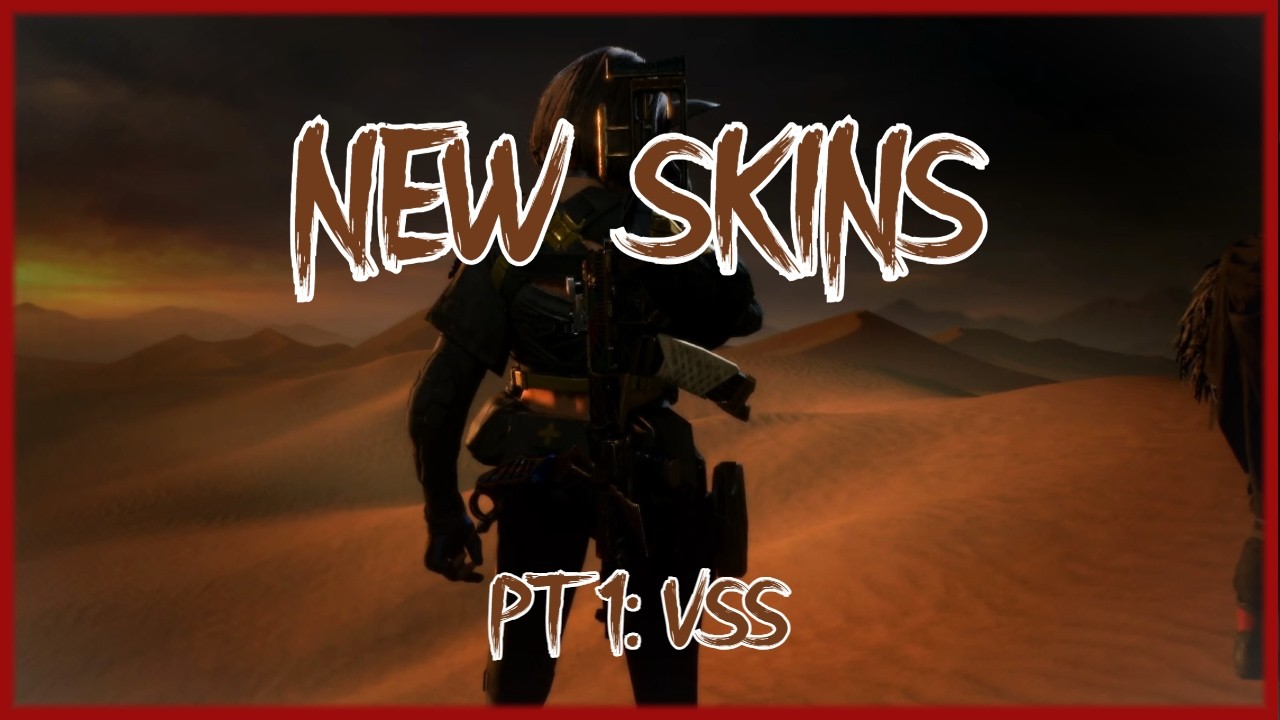 Уничтожение врагов в лобби с новым скином VSS Древнего Египта 