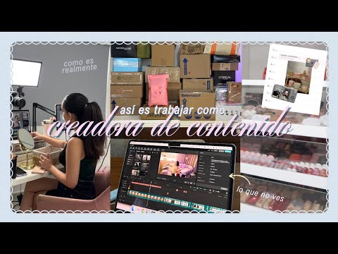 Un día en mi vida *productivo* como creadora de contenido de tiempo completo (realista) 📸💕📦