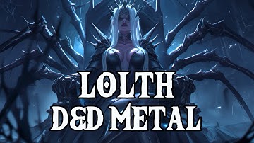 Venom and Shadow - Lolth D&D Metal Song | BardStrike