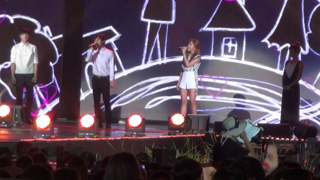20150814 INFINITE Hoya MyungSoo & APINK EunJi NamJoo