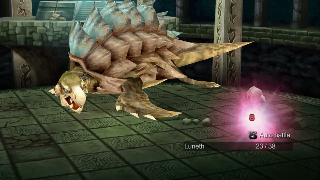 Final Fantasy III 3D Remake - Land Turtle Boss Fight