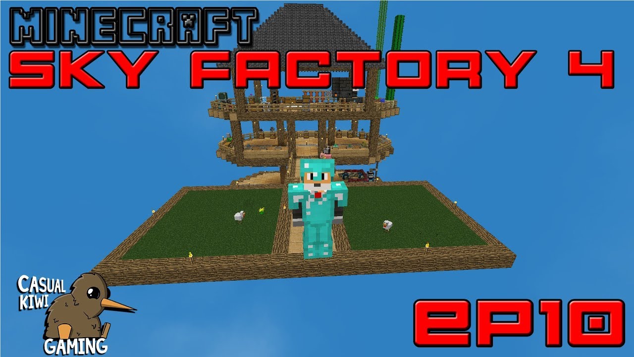 Minecraft Sky Factory 4 Episode 10: How to get creative flight - YouTube