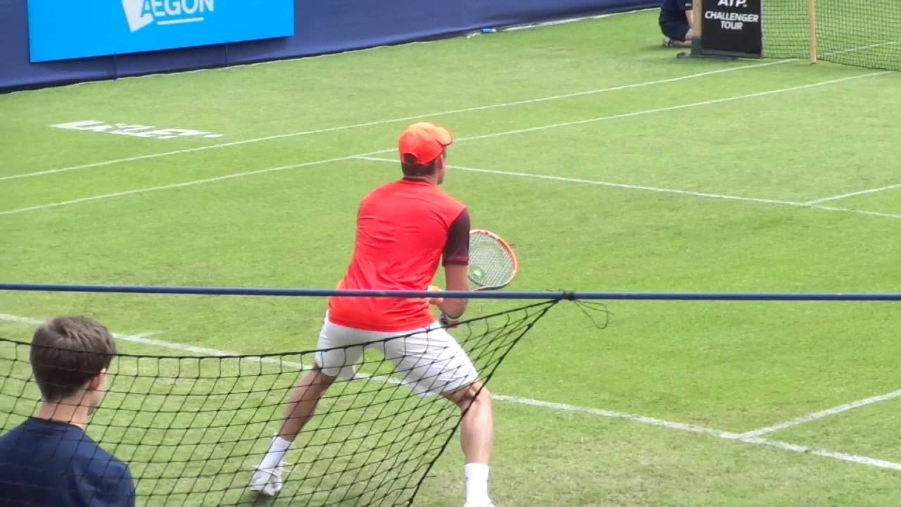 james mcgee amazing diving tennis shot