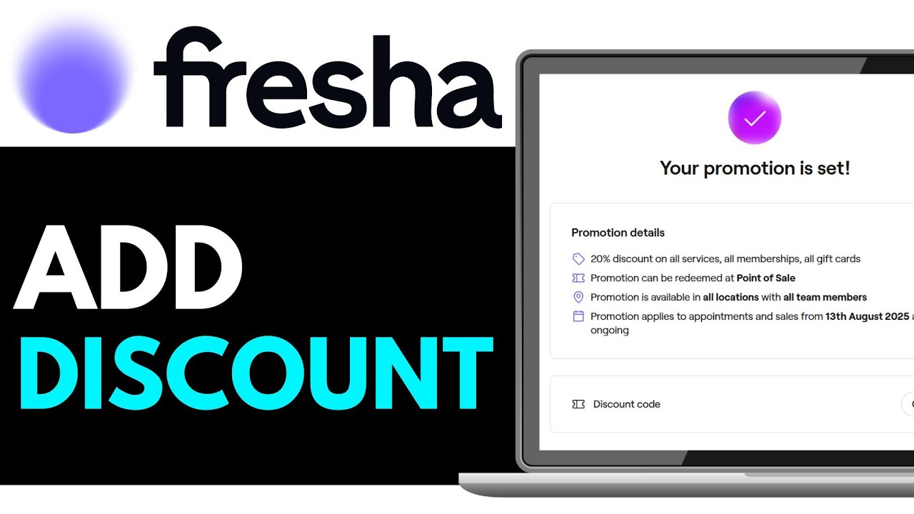 How to Add Discount Fresha 2025 (QUICK GUIDE)