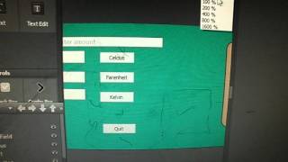 Temperature conversion using  C/C++ , javascript andQML.
