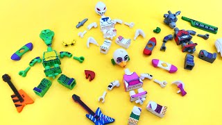 Lego Animatronics FNAF Five Night's At Freddy's Minifigures | Gator, Roxanne Wolf, Glamrock Chica 