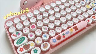 unboxing new ipad pro accessories (cute keyboard set + ipad pouches)🧸