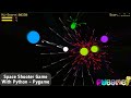 Python space shooter | pygame tutorial | Particle animation | python object oriented programming
