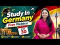 Final Countdown for the Germany Study Webinar 