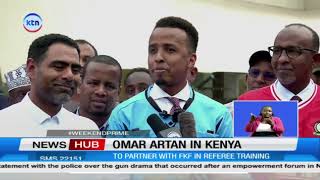 Somali FIFA referee Omar Artan eyes partnership with FKF on referees' training programmes
