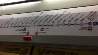 新北捷運C321型改裝車往頂埔進入BL01頂埔站