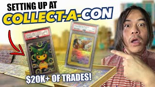 BUYING SELLING & TRADING $20K+ WORTH OF POKEMON CARDS! *COLLECT-A-CON LONG BEACH* HUGE CARD SHOW!
