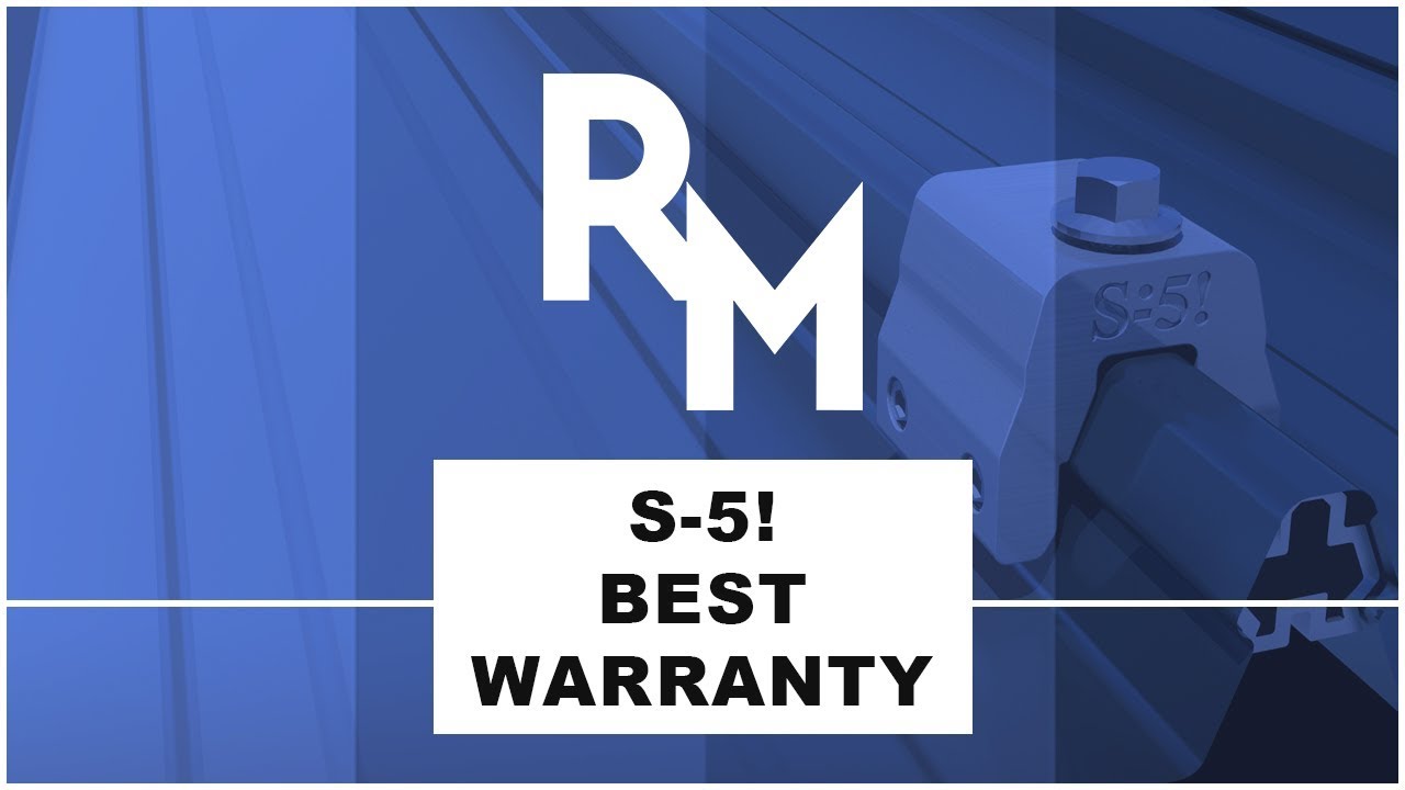 S-5! Best Warranty