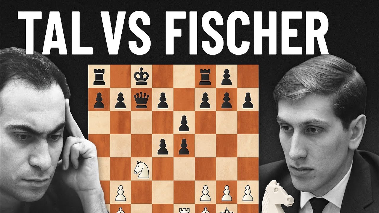 "Mikhail Tal vs Bobby Fischer – Brutal Attack & Checkmate!"