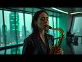 High Stakes Strategy: Atmospheric Cyberpunk Saxophone for Focused Planning 🏙️