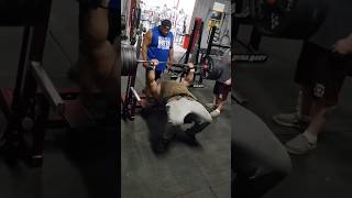 700 LBS / 317.5 KG BENCH PRESS FOR REPS JULIUS MADDOX THROWBACK #shorts