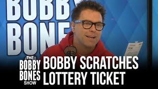 Celebrity Bobby Scratches Lottery Ticket He Got for Christmas From Phone Screener Abby Profile