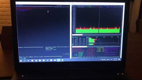 MycroftOS-GUI performance indication with nmon