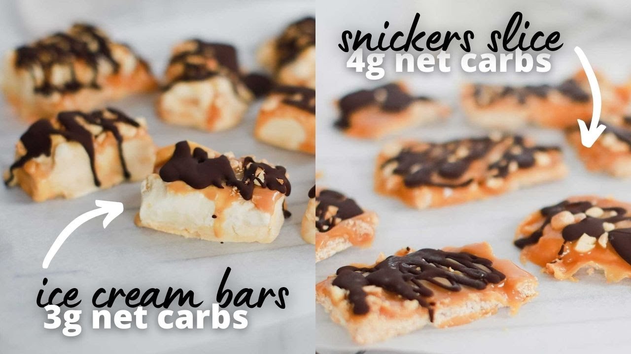 Peanut butter, chocolate, caramel desserts! (KETO snickers recipes!)