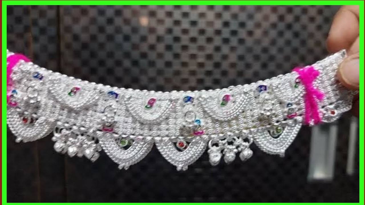 New Latest silver anklets designs | Bridal anklets designs 2022 |silver payal designs