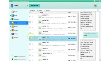 How to backup android phone sms to computer?
