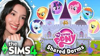 decorating shared DORMS for the MY LITTLE PONIES in The Sims 4