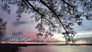Autumn walk at the lake Jugla
