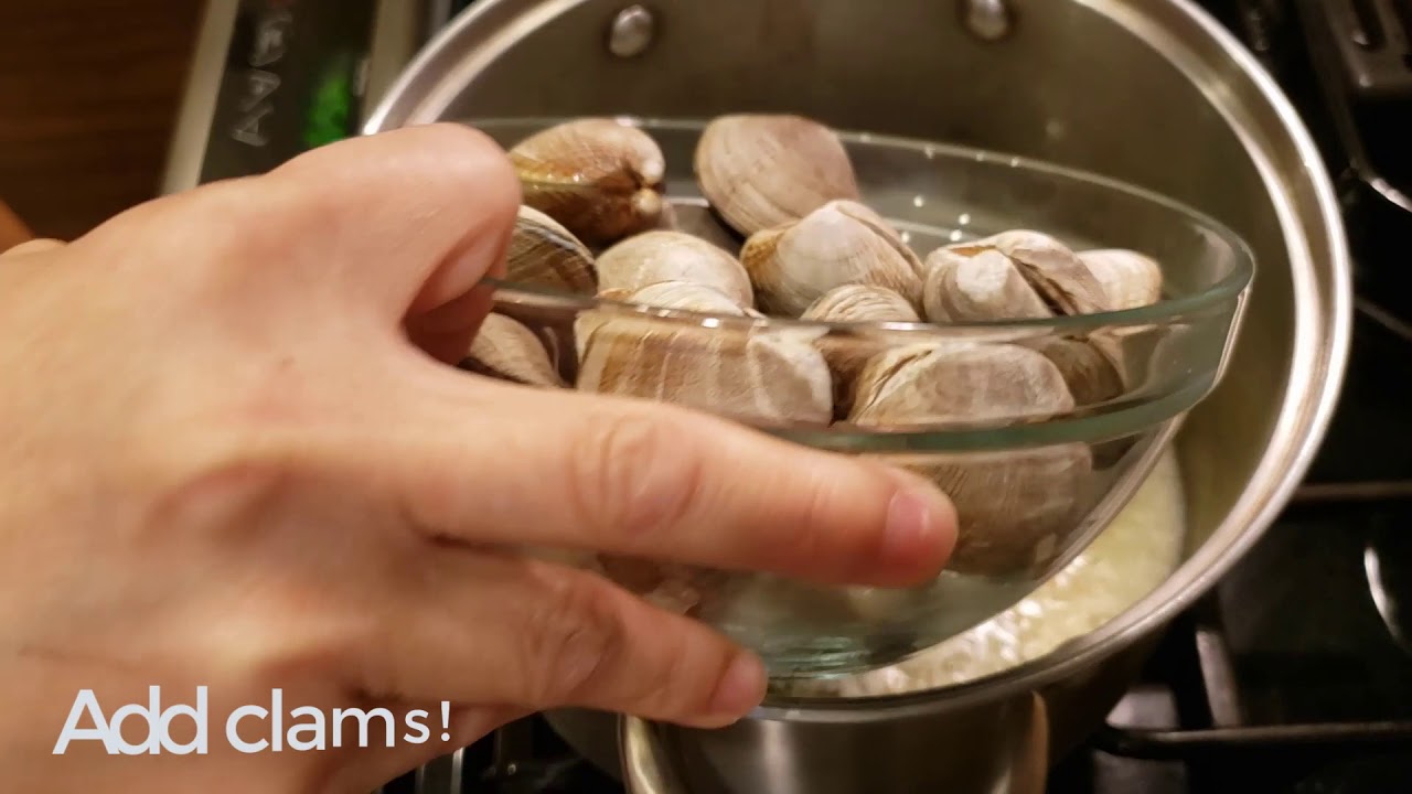Steamed Manila Clams / Cooking Recipe YouTube
