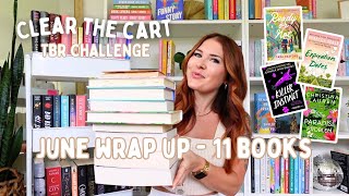 trying to read *all* 60 books on my tbr cart this year 🗓️✨📖 clear the cart episode 03 - june wrap up