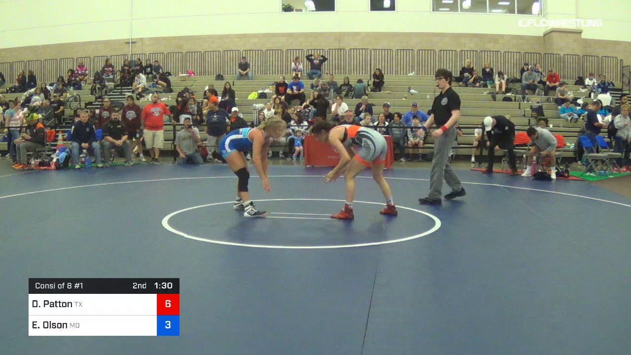 57 Kg Consi Of 8 1 Devin Patton Team Texas Vs Emalie Olson Team ...