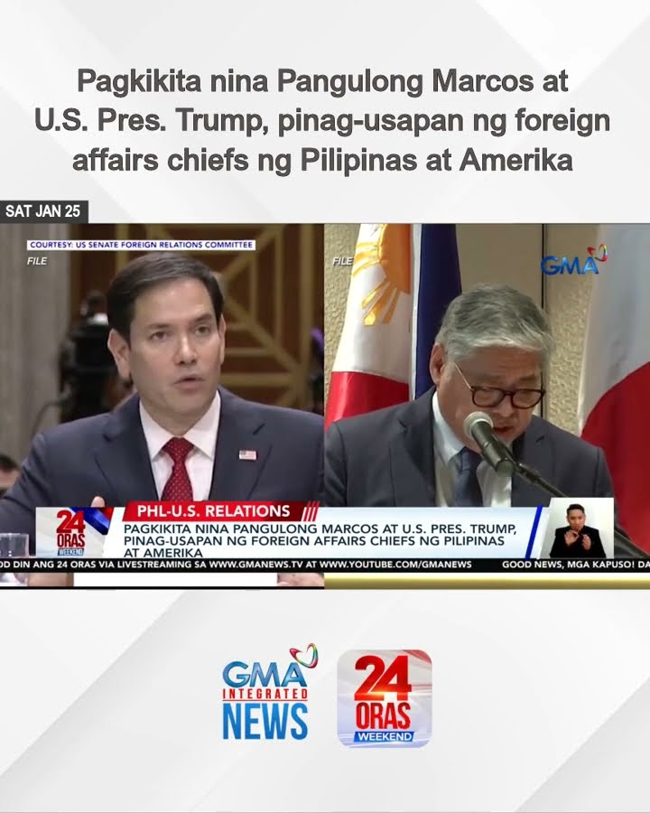 Pagkikita nina Pangulong Marcos at U.S. Pres. Trump, pinag-usapan ng foreign... | 24 Oras Weekend