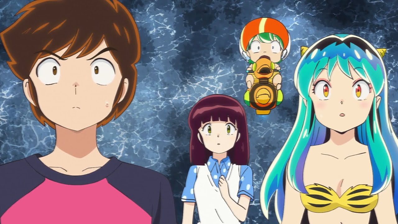 Ataru, Lum, Shinobu and Ten visit Shuutarou after a week! 0_o 