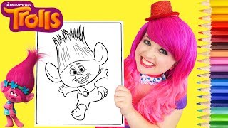 Coloring Trolls Creek Crayola Coloring Book Page Prismacolor Colored Pencils Kimmi The Clown ...