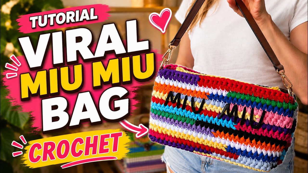 I Made the VIRAL $2,000 Miu Miu Bag with T-Shirt Yarn | Full