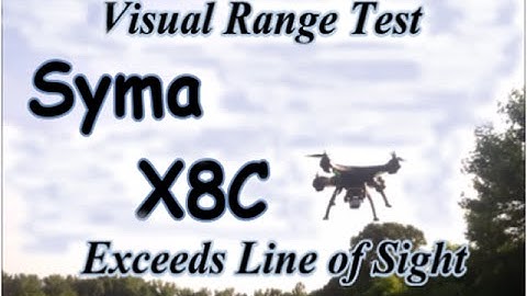 Syma X8C Range Test