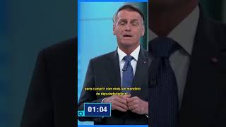 O presidente Jair Bolsonaro (PL) cometeu ato falho e disse, ao fim do debate da TV Globo screenshot 3