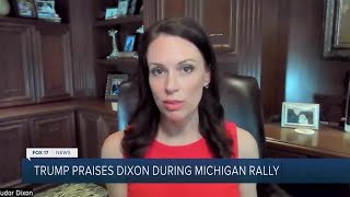 Trump namechecks one gubernatorial candidate during Michigan rally, Norton Shores’ Dixon
