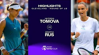 Viktoriya Tomova vs. Arantxa Rus | 2024 Cleveland Round of 16 | WTA Match Highlights thumbnail