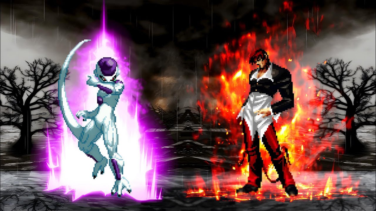[DBZ vs KOF] Frieza vs Iori Clone 9A