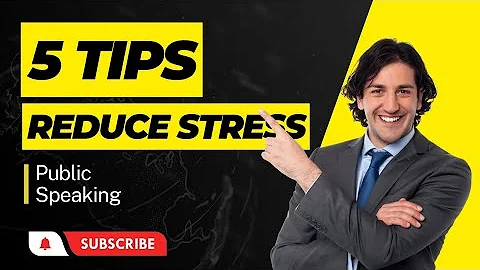 5 Tips to reduce anxiety before public speaking