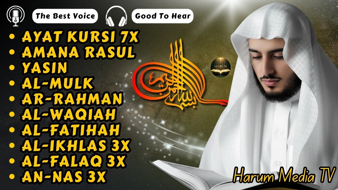 Powerful Daily Reading phrase: Kahfi, Yasin, Ar Rahman, Al Mulk & Kursi