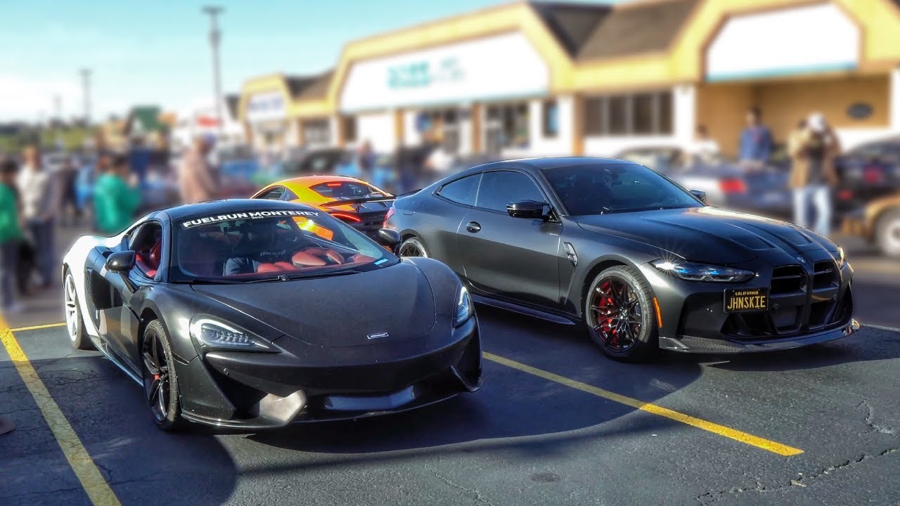 Mclarens & SICK G82 at Pismo Beach Cars and Coffee POV in The BMW M4